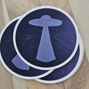 Vinilo decorativo OVNI extraterrestre