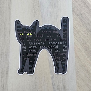 Matrix cat trans pride sticker