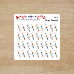 Drop Spindel Sticker 1803