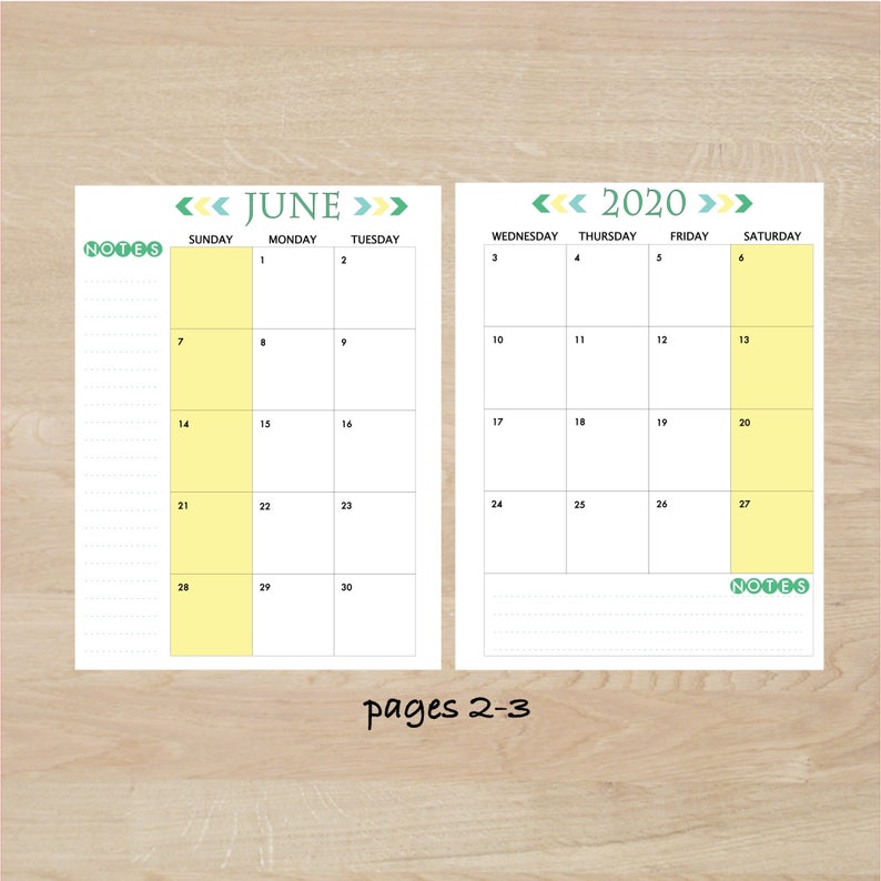 PRINTED 2023 Dated Happy Planner Dashboard Weekly Insert Etsy