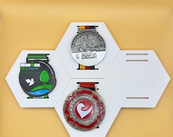 Hexagon medal holder – modular