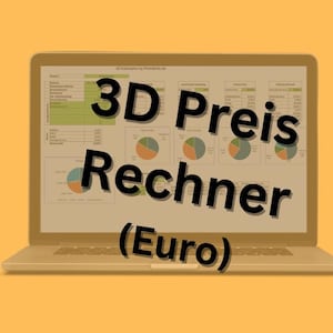 Calcolatore dei costi di stampa 3D (modello Excel) – Il vostro strumento completo per la determinazione precisa dei costi per qualsiasi progetto di stampa (tedesco/euro)