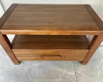 Minimalist Modern Solid Wood Bedside Storage Cabinet