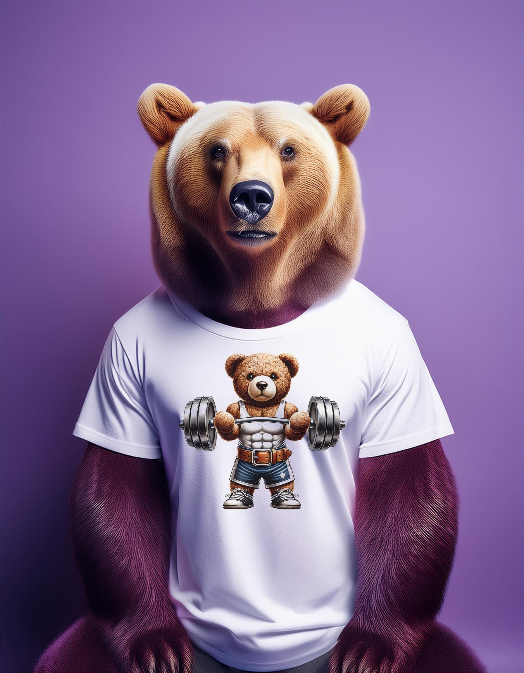 Jacked teddy bear best sale