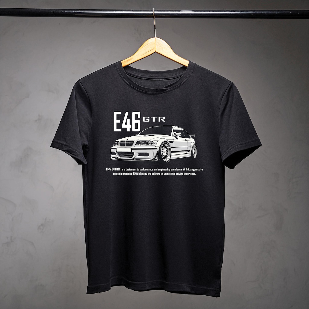 BMW E46 GTR Classic Car Unisex T-shirt – Perfect Gift for Car Lovers ...