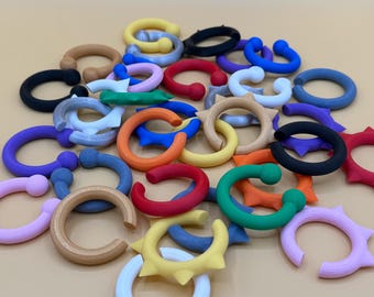 Fursuit Piercing - Septum - Earring - PRINT TO ORDER