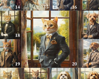 Custom Royal Cat Portrait, Renaissance Cat Painting, Pet Lovers Gift, Royal Pet Portrait, Pet Portrait gift, Noble Pet Portrait, Regal Art