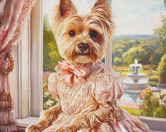 Portrait personnalisé de chat royal, peinture de chat de la Renaissance, cadeau pour amoureux des animaux de compagnie, portrait royal d'animal de compagnie, portrait de chat, portrait d'animal de compagnie noble, art britannique pour animaux de compagnie