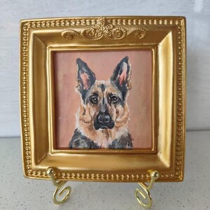 100% Handmade Acrylic Pet Portrait,Dog Portrait,Cat Portrait,Custom Pet Portrait from Photo,Pet Memorial,Father&#39;s Day Gift for Dad,Mini Art