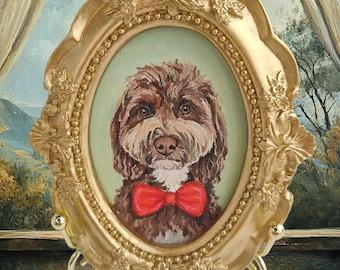 Retrato de mascota acrílico 100 % hecho a mano, retrato de perro, retrato de gato, retrato de mascota personalizado a partir de una foto, recuerdo de mascota, regalo de Navidad, regalo para dueños de mascotas.