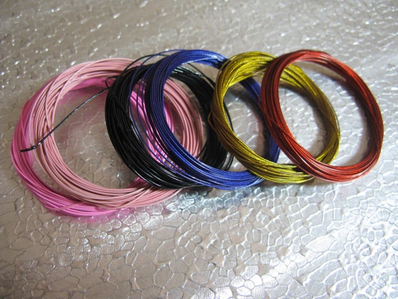 Tiger Tail Beading Wire 8 Color Assortment PRB 60 Feet 