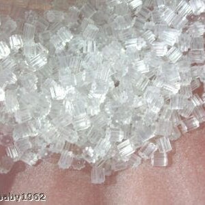 100, 500 or 1,000 Pieces: Clear Soft Rubber Earring Stopper Backs