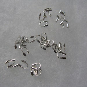 40 Silver Plated Brass Wire Guardian