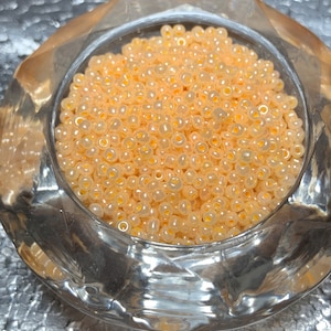 Seed Bead 11/0 Opaque Ceylon Cream  about 1500 Beads