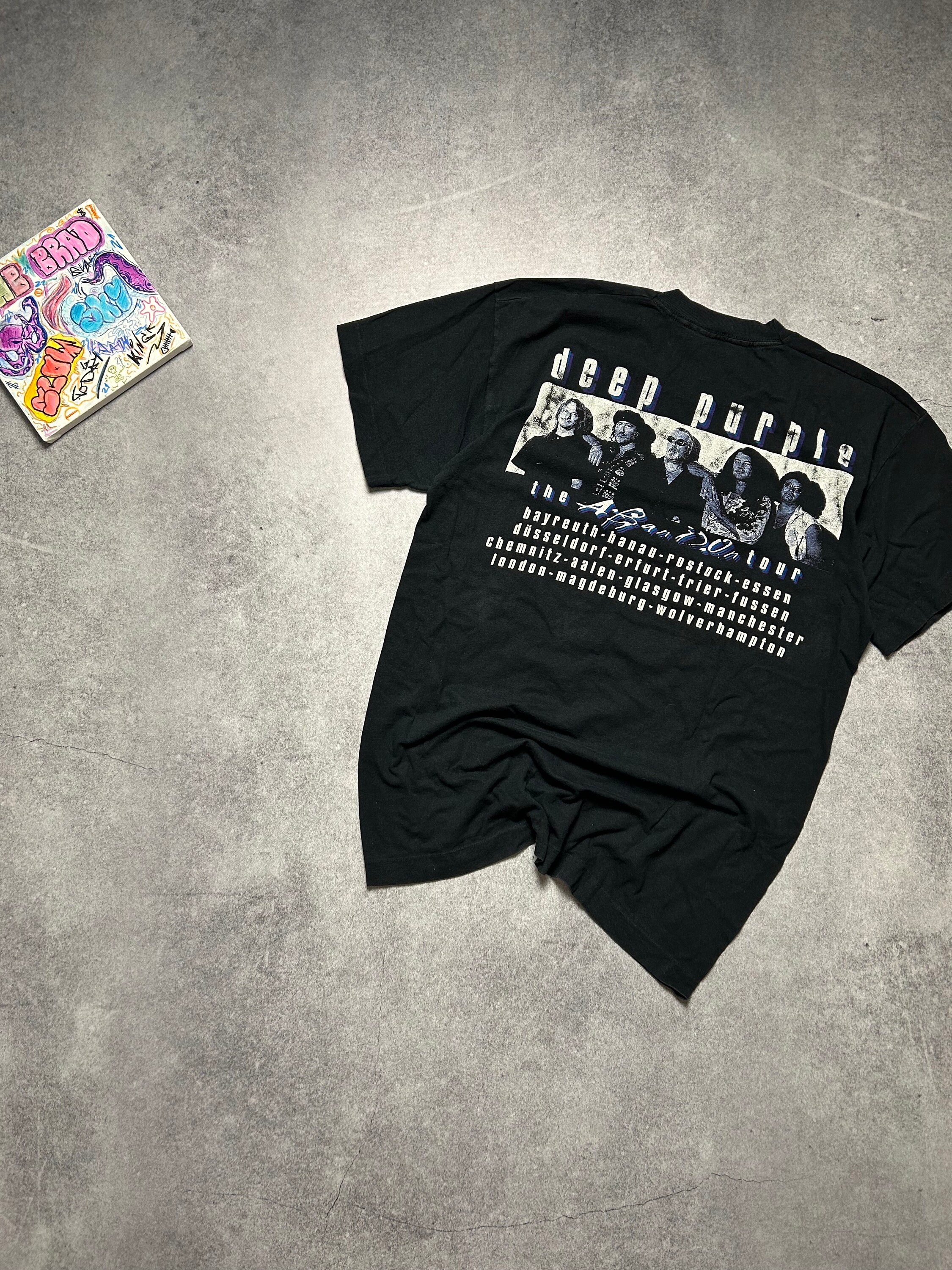 Vintage Deep Purple Abandon Tour 1998 T Shirt Mens 90s Rock