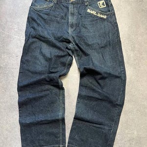 vintage KARL KANI Baggy Logo Denim jeans men&#39;s Size 40/34 hip hop 90&#39;s retro oversize authentic old school street style