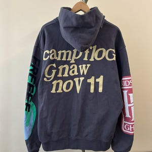 Kids See Ghosts Hoodie XL Lucky Me I See Ghosts - Kanye West Kid Cudi CPFM Style rap streetwear pop outfit style 2000s for fans music merch image 7