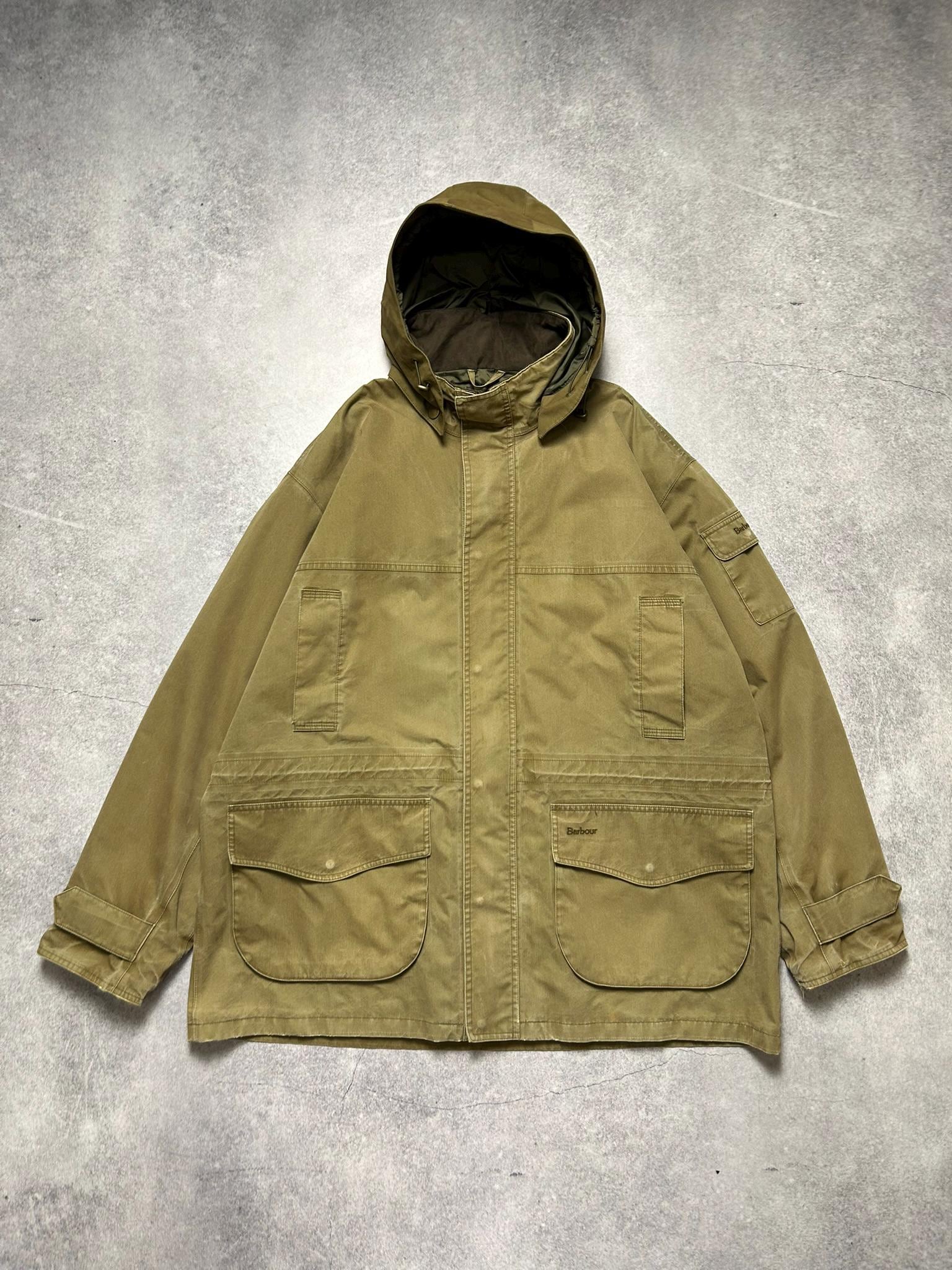 80’s ビンテージ/Barbour Longshoreman Jacket 🚨BIG SIZE ALERT ‼️ OG 1994 Barbour 'Longshoreman' Pullover Waxed