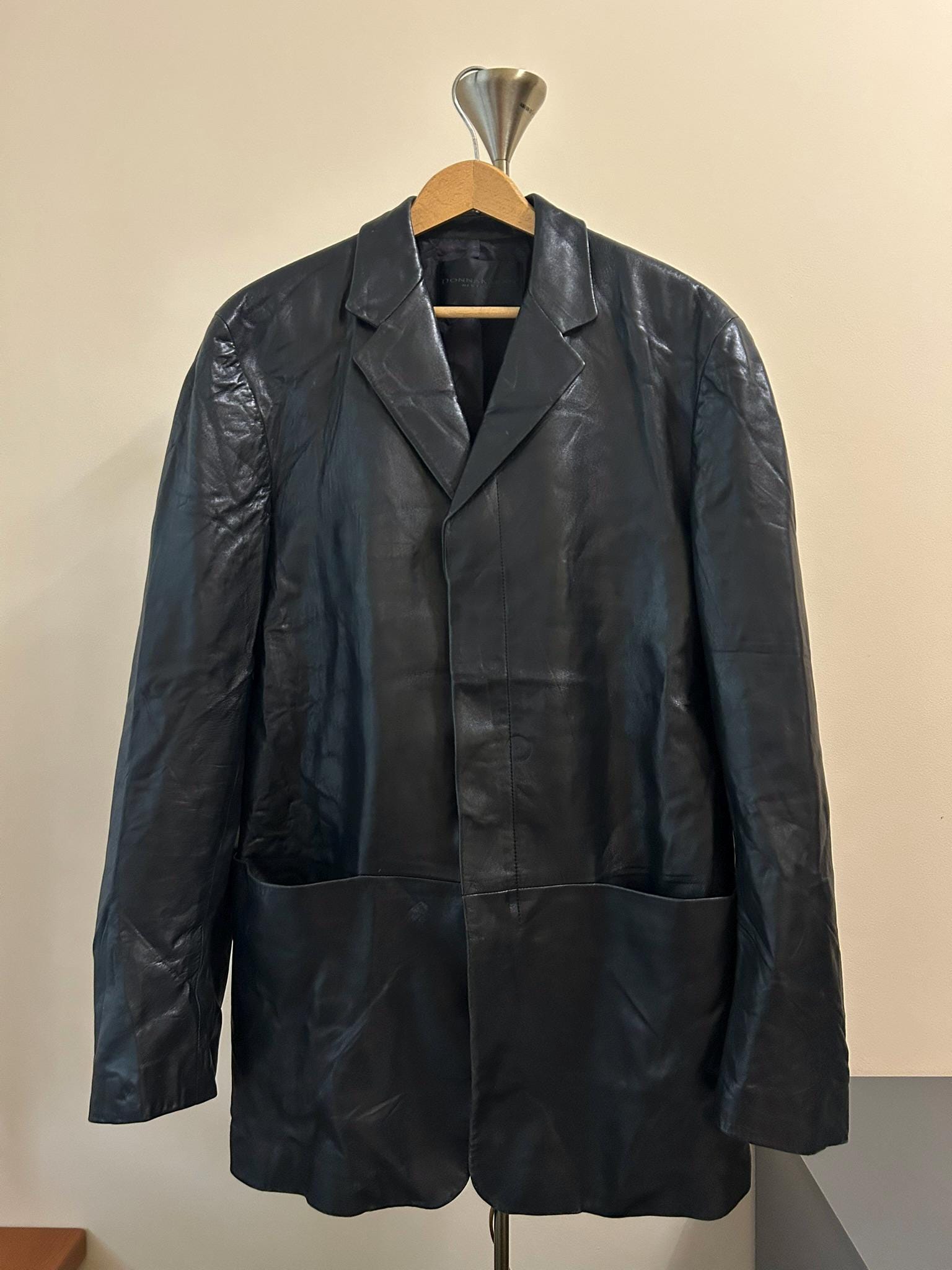 Dkny Leather Jacket - Etsy Israel