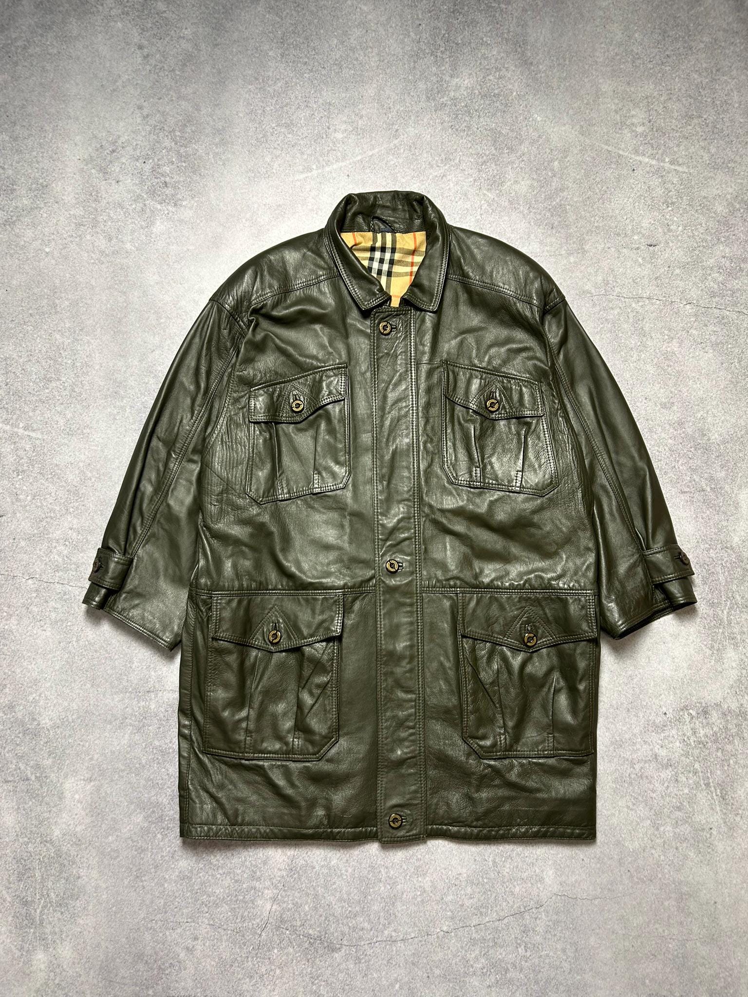 ジャケット・アウター Burberry eco leather jacket nova check ジャケット・アウター Burberry eco leather jacket nova check
