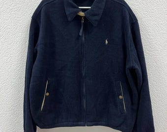 Vintage 90's Polo Ralph Lauren Harrington Jacket Zipper