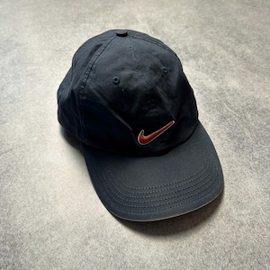vintage NIKE cap one size retro authentic big swoosh logo color summer classic fit baseball hat sport style athletic headgear style 90&#39;s-00s