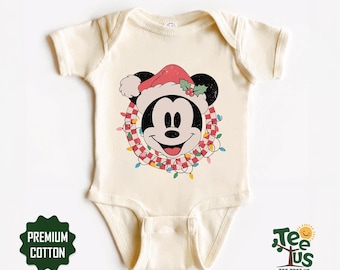 Cute Mickey Christmas Shirt, Disney Christmas Kids Shirt, Retro Disney Christmas Shirt, Mickey Holiday Shirt, Mickey Head Shirt