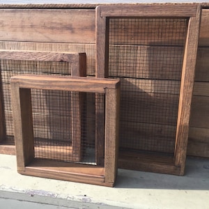 Sifter Frame  Reclaimed BarnWood Various Sizes available