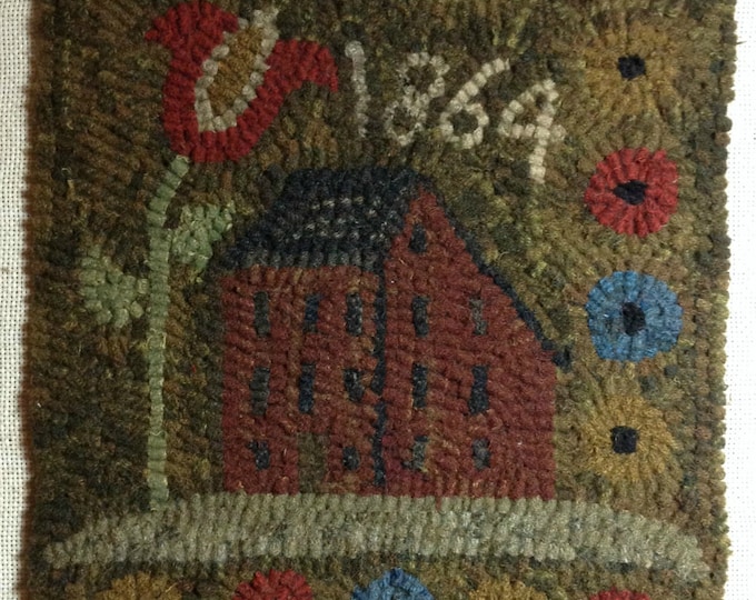 Kit PN253 Prim Hare Punch Needle Weavers Cloth Valdani Threads Etsy