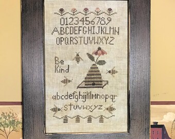 CS136 Hive Sampler Cross Stitch Chart Pattern and Kit