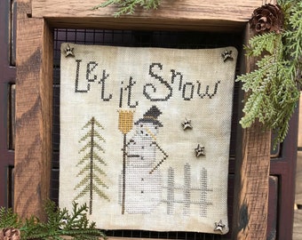 CS111 Kit Cross Stitch Let It Snow