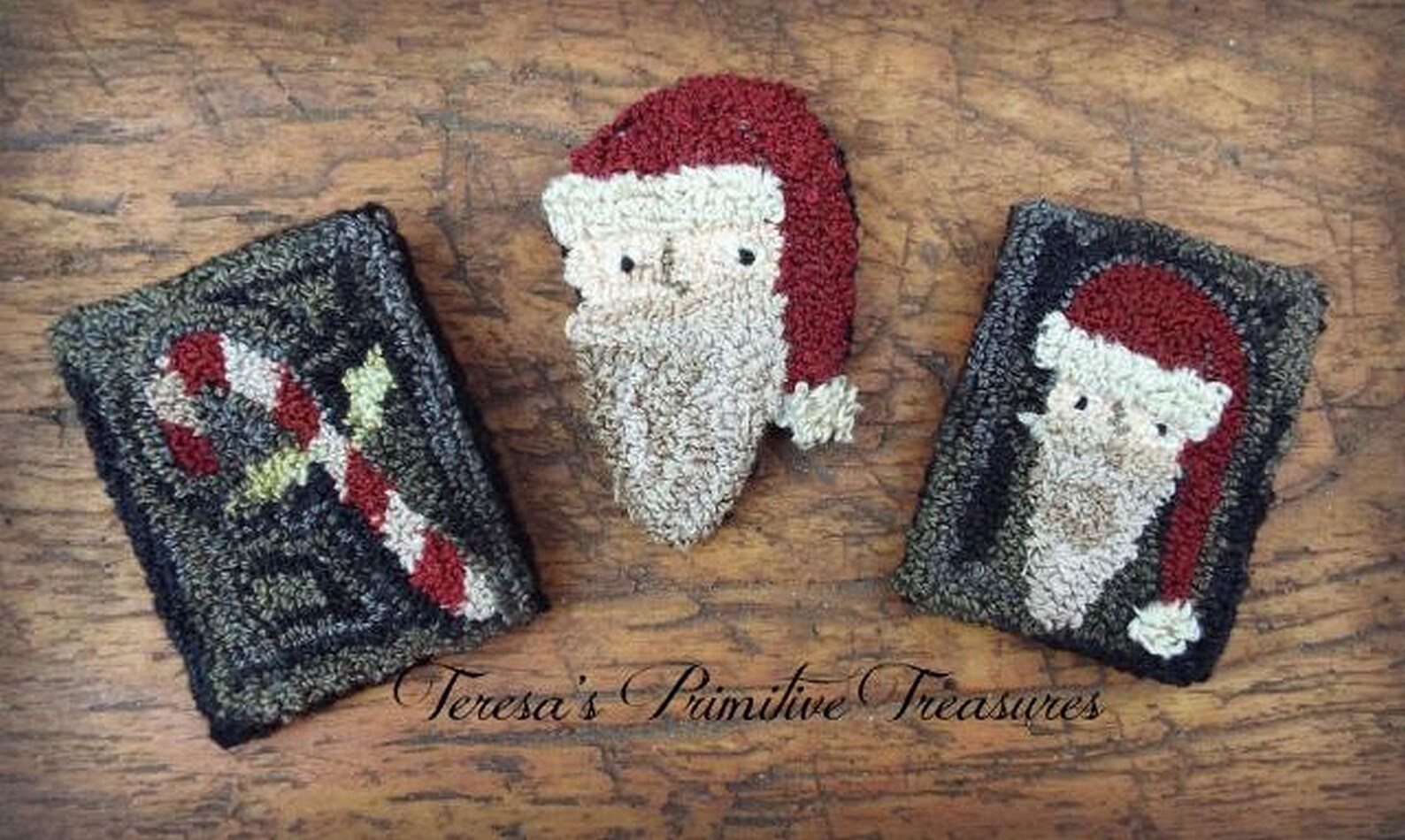 PN66021 Kit Santa Candy Canes Pins Punch Needle Etsy