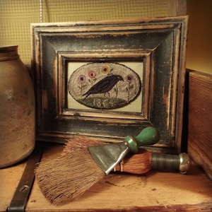 E Pattern Simple Crow Punch Needle