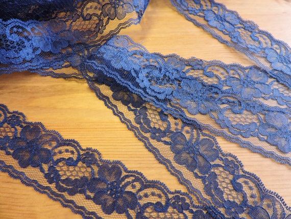wide blue lace