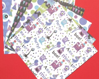 Party Monsters - 6x6 Forever In Time Designer Paper Pack