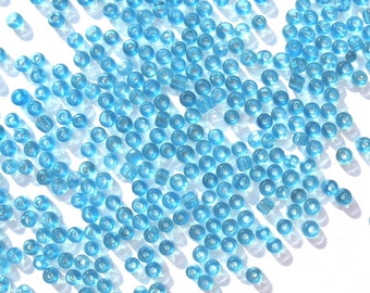 Ocean Blue - Crafts 11/0 Transparent Glass Seed Beads