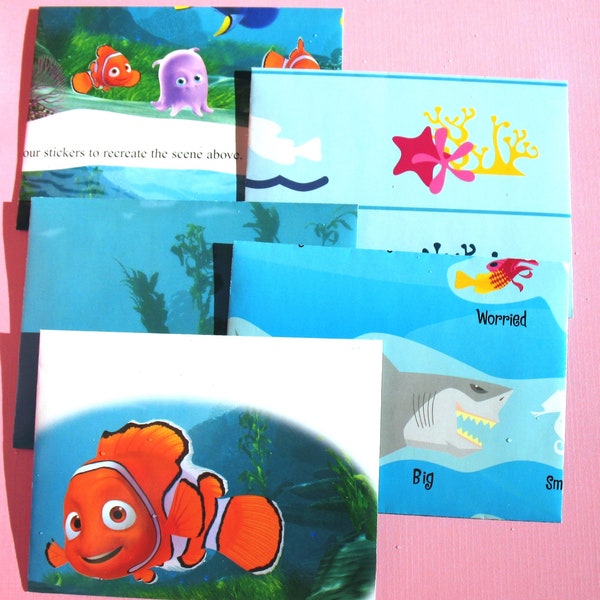 Le monde de Nemo - Ensemble d'enveloppes A2 pour toutes les occasions