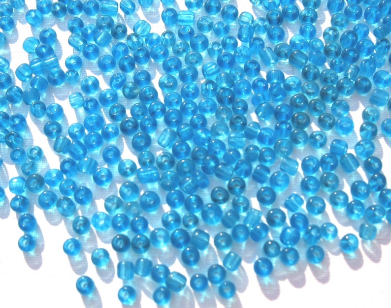 Pacific Blue Crafts 9/0 Translucent Glass Seed Beads image 4