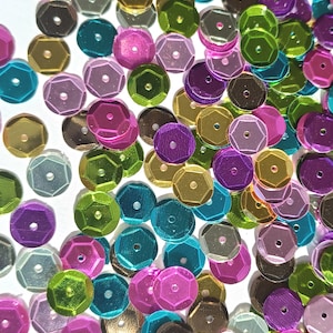 Magical Unicorn - Craft Medley 8mm Metallic Cup Sequins