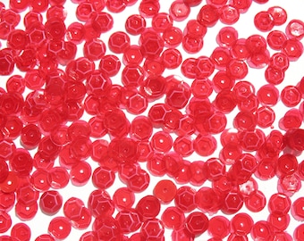 Rouge Red Medium - Craft Medley 6mm Translucent Cup Sequins