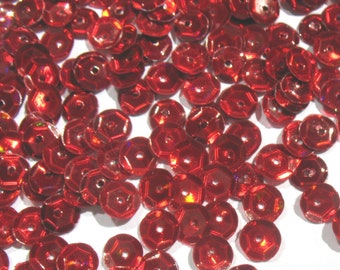 Ruby Red - Craft Medley 6mm Aurora Borealis Cup Sequins
