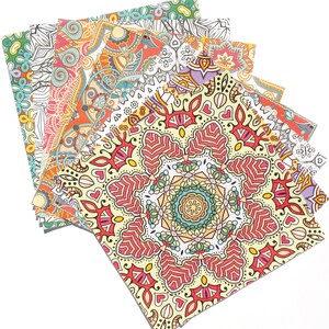 Mandala - Confezione di carta da disegno Sterling Innovation 6x6
