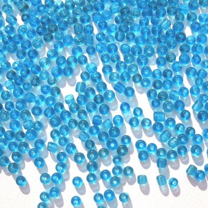 Pacific Blue Crafts 9/0 Translucent Glass Seed Beads image 9