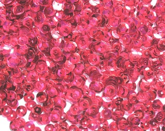 Rose framboise - Crafter's Square 6mm Metallic Cup Paillettes - DERNIER ENSEMBLE