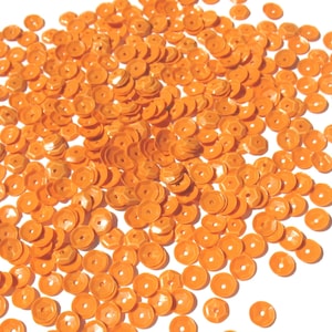 Florida Orange - Craft Medley 6mm Gloss Cup Pailletten