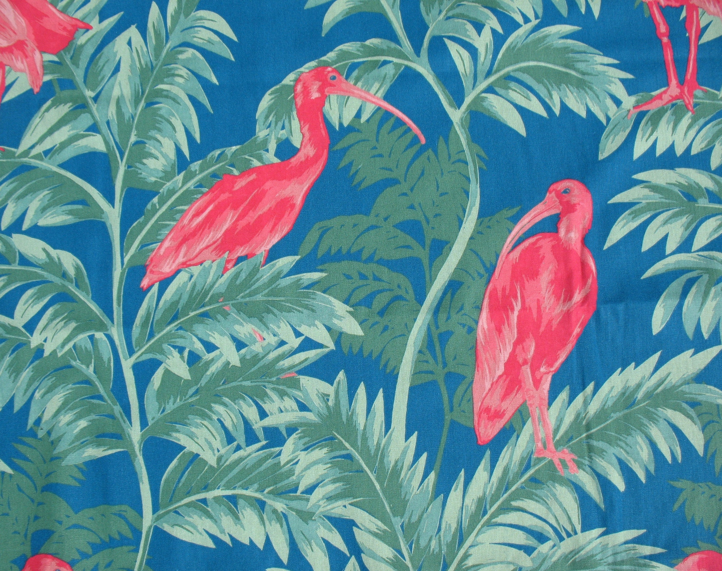 Flamingo IKEA Sommarliv Cotton Fabric 