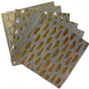 Gold Foil Fancy - Pacote de papel de designer 6x6 Forever In Time