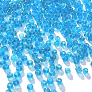 Pacific Blue Crafts 9/0 Translucent Glass Seed Beads image 8