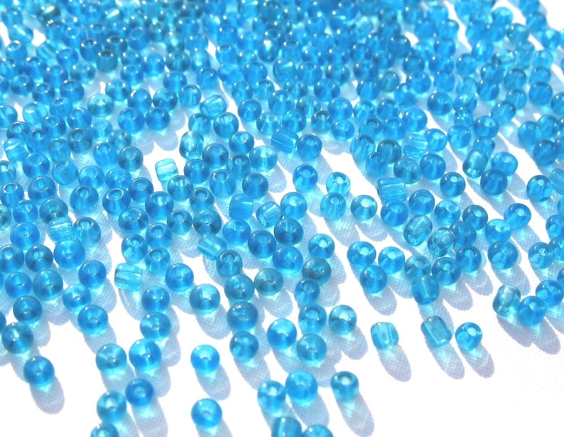 Pacific Blue Crafts 9/0 Translucent Glass Seed Beads image 8