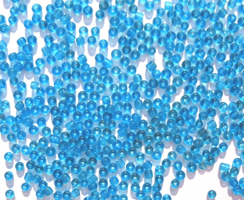 Pacific Blue Crafts 9/0 Translucent Glass Seed Beads image 3